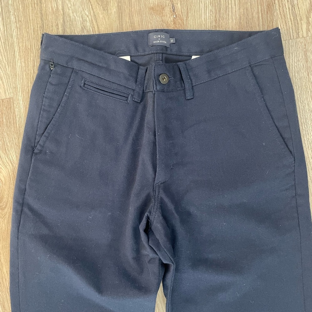 Taylor Stitch x Civic Navy Blue Pants NWOT